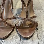 Italina  Rose Gold Slingback  Heels Lace Size 8.5M Elegant Party formal Photo 2