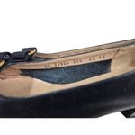 Salvatore Ferragamo VTG Low Heels Shoes Boutique Vara Blue Calf Sz 8.5 AAAA Photo 4