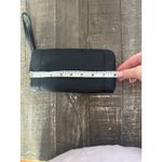 Guess by Marciano Guess Huntley Large Zip Around Wallet Black Lizard Embossed Faux Leather Photo 5