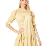 Moon River Smocked High Neck Short Dress - SZ L Photo 0