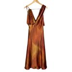 ZARA NWT Drape Satin Midi Dress Sz XS Photo 3