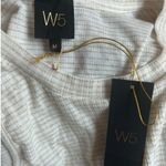 W5  Gold Metallic Stripe Sleeveless Top Photo 1