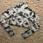 PINK - Victoria's Secret Victoria’s Secret Pink Chloe xHalle Tie-Dye Long Sleeve Crop Top turtleneck Photo 5