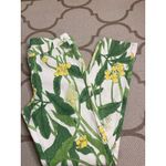 J. McLaughlin  Lexi Green Queen Palm floral print skinny jeans, size 10 Photo 13