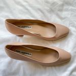 Karl Lagerfeld NEW  Andrea Leather Block Heel Pump in Light‎ Brown Size 7.5 Photo 1