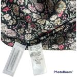 Loft Floral Long Sleeve Wrap Romper Black Multicolor Size M Photo 7