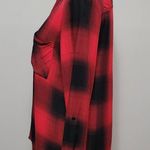 Staccato Stitch fix   red checkered button down size small Photo 2