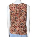 Evereve Multicolor Paisley Boho Sleeveless V Neck Top. Small. Floral Hippie EUC Photo 3