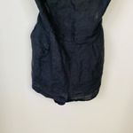 Vitamin A Martinique Romper Black Size Small Open Back Linen Beachy Coastal Photo 7