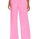 Ena Pelly Lillian Cupro Pleated Wide Leg Trousers Pink Size undefined Photo 0