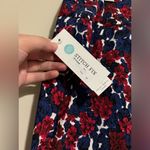 NWT Stitch Fix Margaret M Floral Print Red and Blue Pencil Skirt Size 1X Photo 4