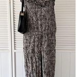 Angie  Ruffled Front Strappy Summer Aztec Patterned Jumpsuit (NWT) Photo 0