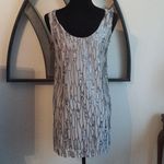 BB Dakota Roselyn Silver Sequin Sleeveless Mini Shift Dress Photo 1