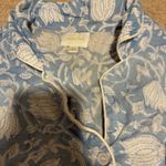 Darling Brand Blue and White Floral Block Printed Pajamas Photo 1