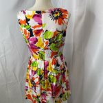 R&K Originals stretch cotton multi color dress size 8 Orange Photo 7