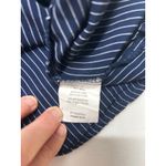 Luxology  long sleeve dress in blue with white pinstripes Size 12 Photo 6