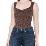 Free People PRINTED CLEAN LINES Clean Lines Bodysuit Size M/L Photo 2