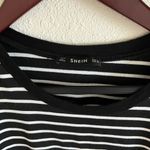SheIn Women’s -  Simple Black and White Stripe Dress Size M Photo 3