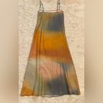 NWOT STAUD Laura Linen Boho Maxi Tank Dress sz S Blue Photo 7