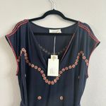 The Great. The Beaded Corridor Dress New Blue Photo 3