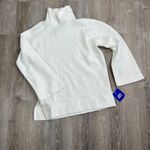 JoyLab Women's White Fleece Long Sleeve Tunic With Side Zip Photo 1