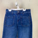 #135 BOUTIQUE Sidefeel Cropped Wide Leg Jeans Blue Size 6 Photo 4