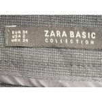 ZARA  Ankle Pants Black Tapered Size 2 Stretch Dress Pants NWOT Photo 5