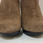 Anne Klein Brown suede mid calf boots, womens 7.5 brown hi heel platform bootie Photo 6