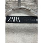 ZARA  Corduroy Shacket Cream Frayed Hem Button Up Size M Pockets‎ Western Boho Photo 1