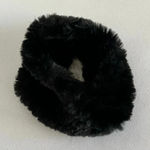 Surell Infinity Loop Scarf Faux Fur Stretch Black Photo 0