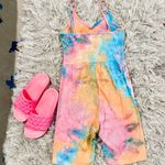 Boutique NEW Rainbow Tie Dye Romper Photo 3