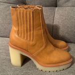 Oasis  SOCIETY Aubrey Platform Paneled Ankle Boots 7.5 Photo 3