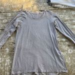 Lululemon  athletica Light Gray Long Sleeve Top Photo 0