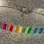 Handmade Gay Pride Rainbow Choker Necklace Holographic LGBTQ Jewelry Y2K Kawaii Lolita Photo 0