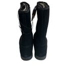 Universal Threads UNIVERSAL THREAD Sarah Suede Shearling Winter Boots Black 7 Photo 3