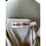 See By Chloe SeeByChloé Cream White White Short Sleeve Elastic Hem Blouse Photo 5