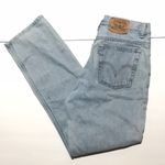 Levi’s Light Wash High Waisted Vintage Levi Mom Jeans Denim Orange Tab VSCO Photo 0