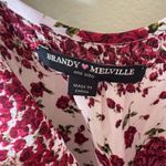 Brandy Melville  Womens Rose‎ Flower Sundress Red White Photo 4