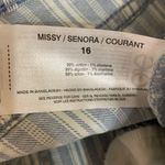 Nine West Pinstriped Chrystie Capri Jeans Light Wash/ White Size 16 Photo 7