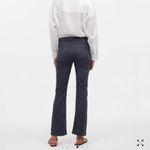 Madewell Kick Out Crop Pants in Garment-Dyed Sateen in Dark Pavement Size 27 NWT Photo 2