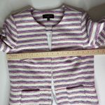 Talbots  Striped Tweed Blazer Sz 4P Multicolor Jacket Preppy Office Career Lined Photo 10