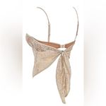 House Of CB  L D-DD FERNANDA CREAM PAISLEY LACE TOP‎ NWOT sheer Photo 2