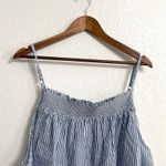 Old Navy NWT Womens Shirt Tank Blue White Stripe Adjustable Strap Size XXL Photo 2