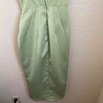 House Of CB HOUSE‎ OF CB FAYE PISTACHIO SATIN CORSET MIDI DRESS NWOT size L Photo 12