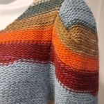 Dear John  Denim Leah Novelty Fruit Stripe  Scoop Neck Puff Sleeve Sweater Photo 1