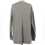 Marled Comfy Cozy Long Sleeve Split Hem Love Sweatshirt Women's Medium Gray Photo 1