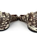 Chloé Laurena Croc Lizard Embossed Animal Scalloped Leather Ballet Flats 35.5 Photo 8