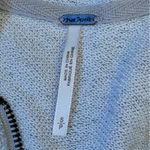 Free People  Tiered Trapeze Zip-Up Hoodie Swearer Gray  Women’s Size Small Photo 8