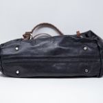 Pauric Sweeney Overnight Patent Leather Oversized Shoulder Purse Tote Bag Black Photo 4