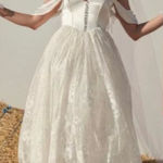 For Love & Lemons  White Lace Wedding Dress Photo 0